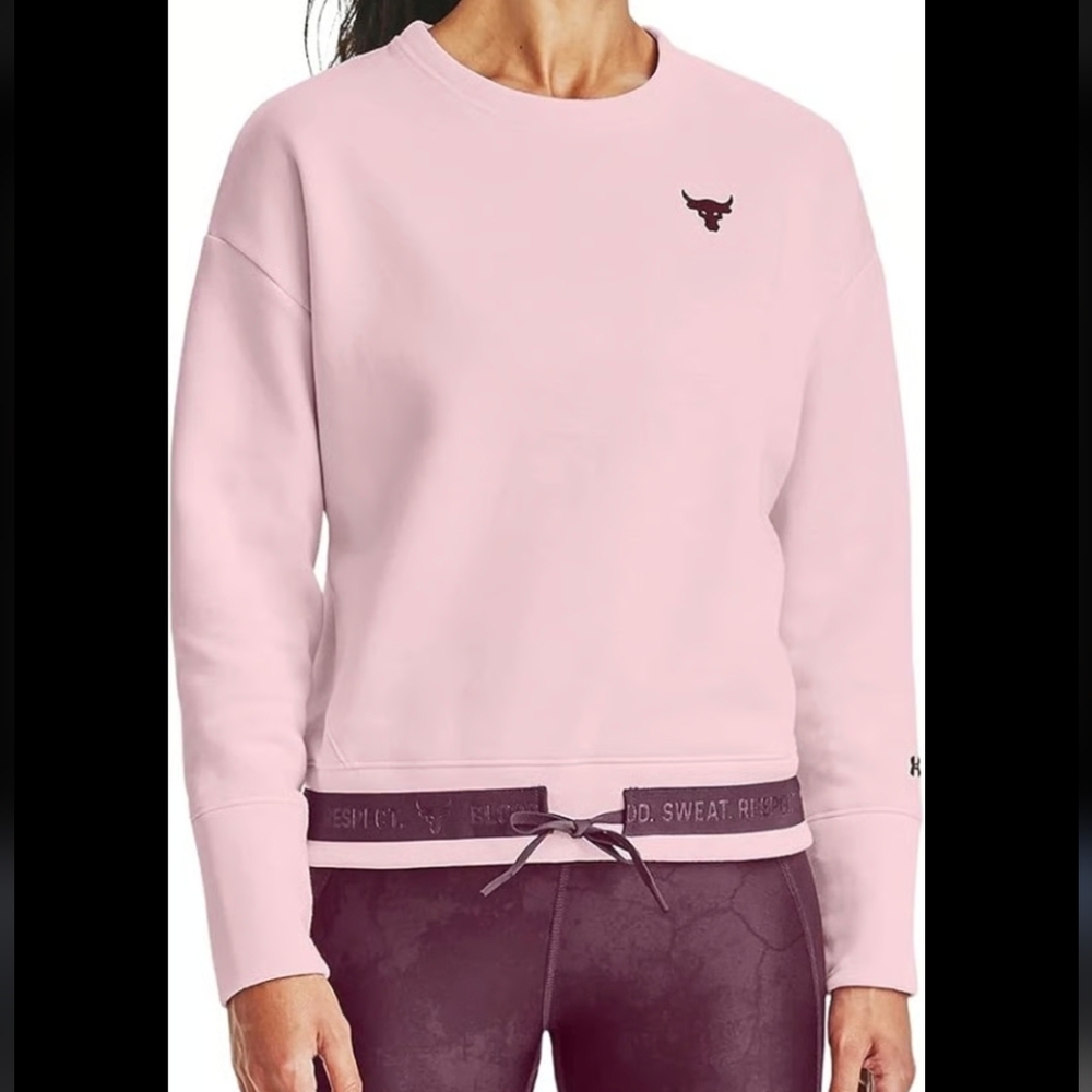 Under Armour Women's Charged Fleece Crew Active Sweatshirt Medium